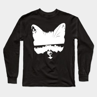 City Kitty (Subway Stop Sunglasses) Long Sleeve T-Shirt